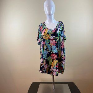 NEW Calvin Klein Tropical Floral Top NWT